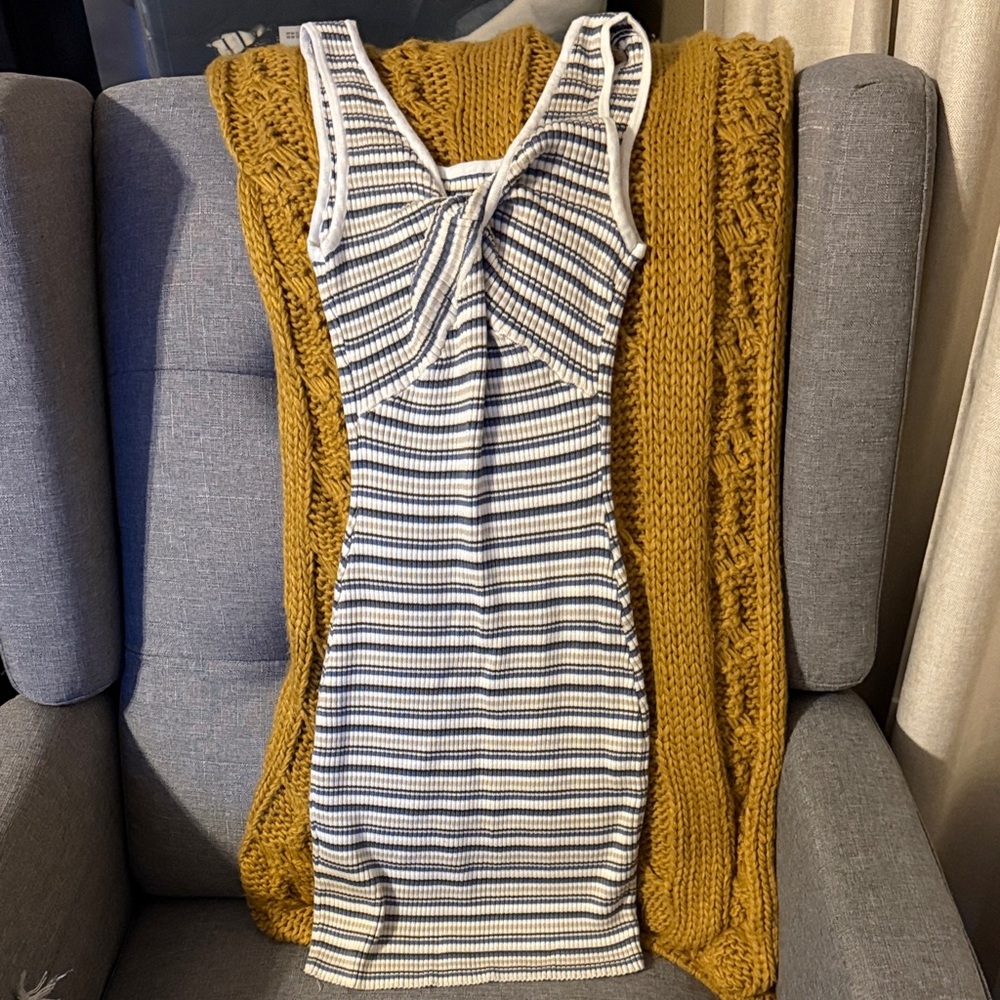 Abercrombie & Fitch Striped Knit Dress